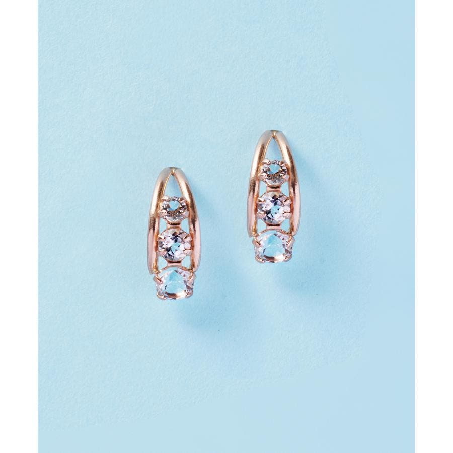 Samantha Tiara ピアス【11月誕生石 トパーズ】 K10 PG トパーズピアス≪11月 誕生石≫[品番：STJW0015210]｜Samantha