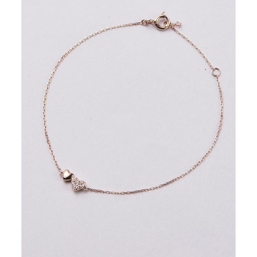 ダブルハート ブレスレット[品番：STJW0006530]｜Samantha Tiara