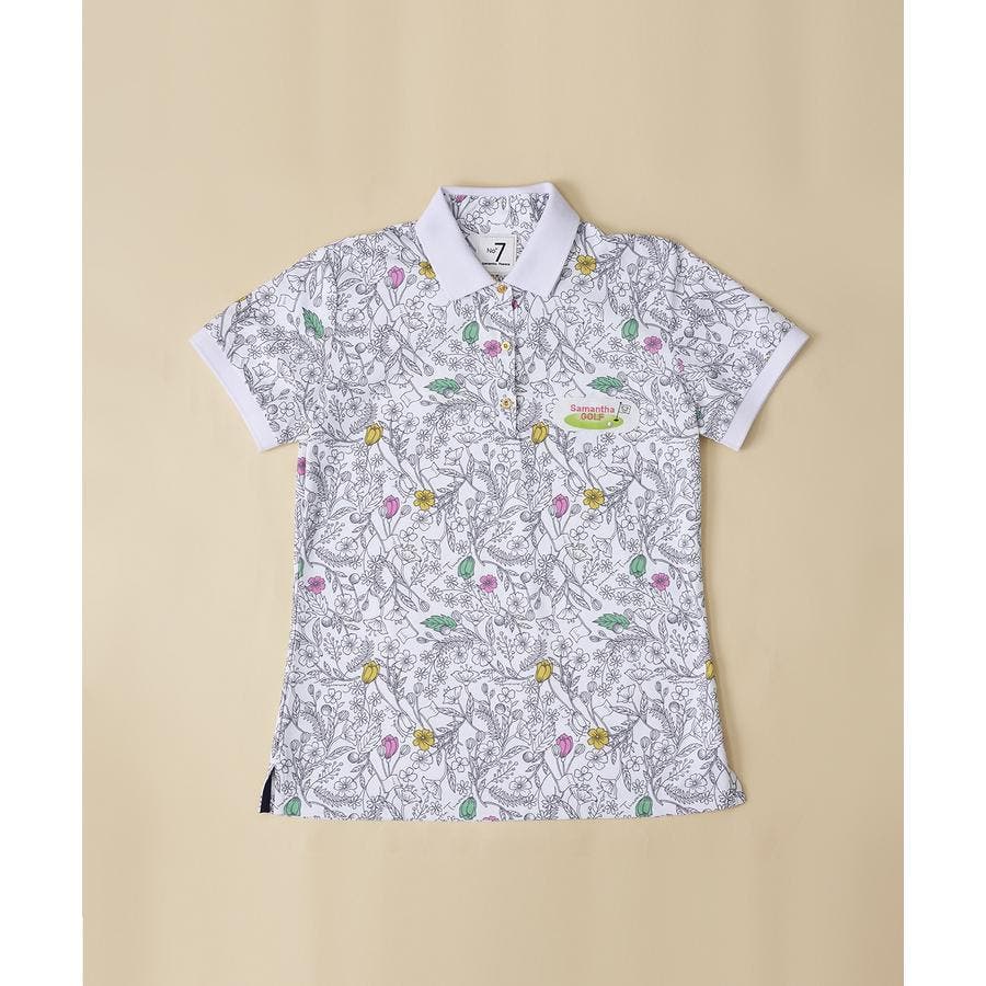 25%OFF！サマンサタバ　サレースゴルフポロシャツ　ネイビーＬサイズ 25%OFF！サマンサタバ サレースゴルフポロシャツ ネイビーL