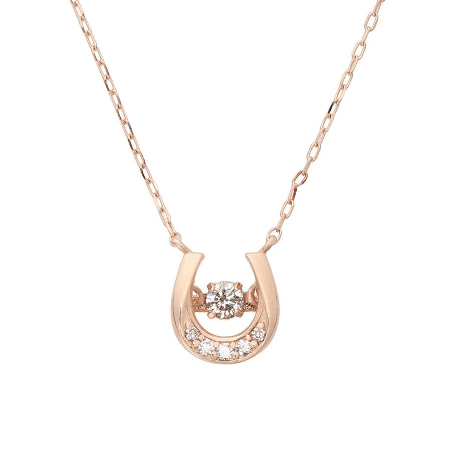 K10 PG 馬蹄スウィングルネックレス[品番：STJW0013905]｜Samantha