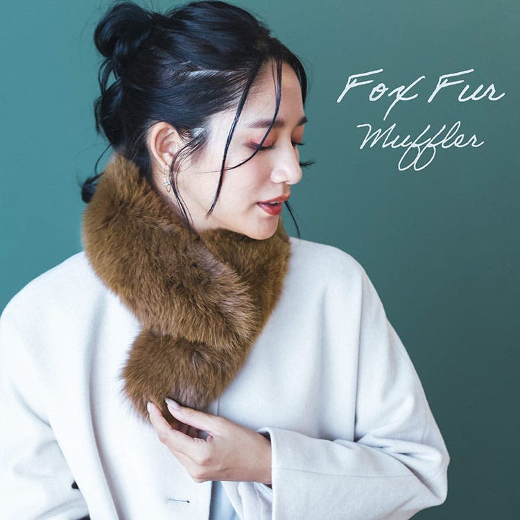 ファー マフラー レディース[品番：SNKC0001774]｜sankyo shokai