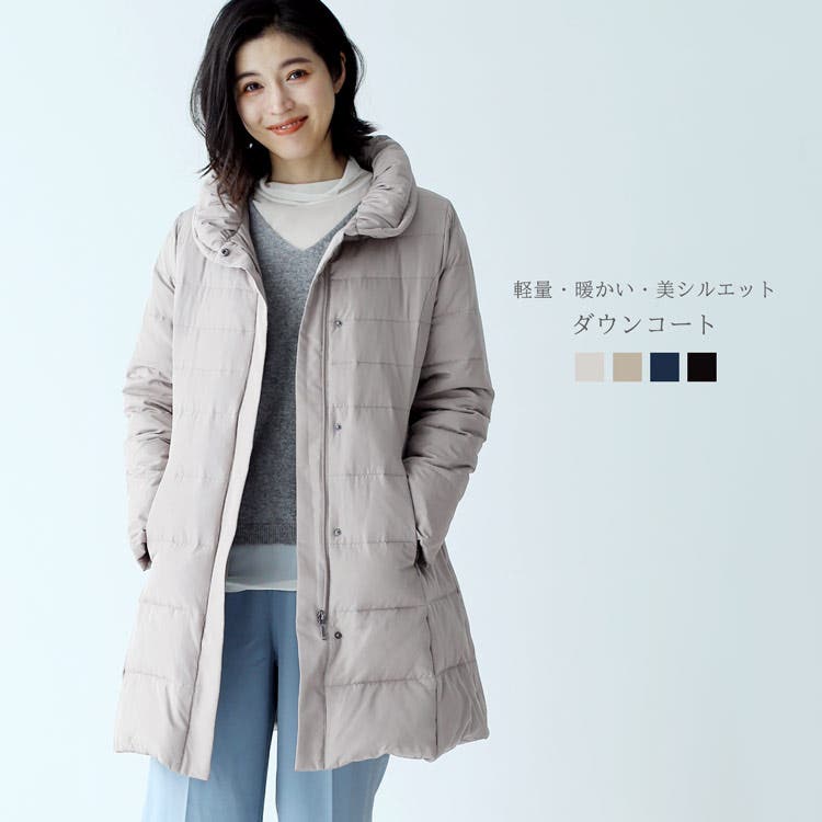 ダウンコート レディース 大きいサイズ[品番：SNKC0002257