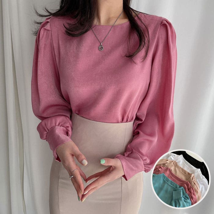 D&G のブラウス 光沢あり