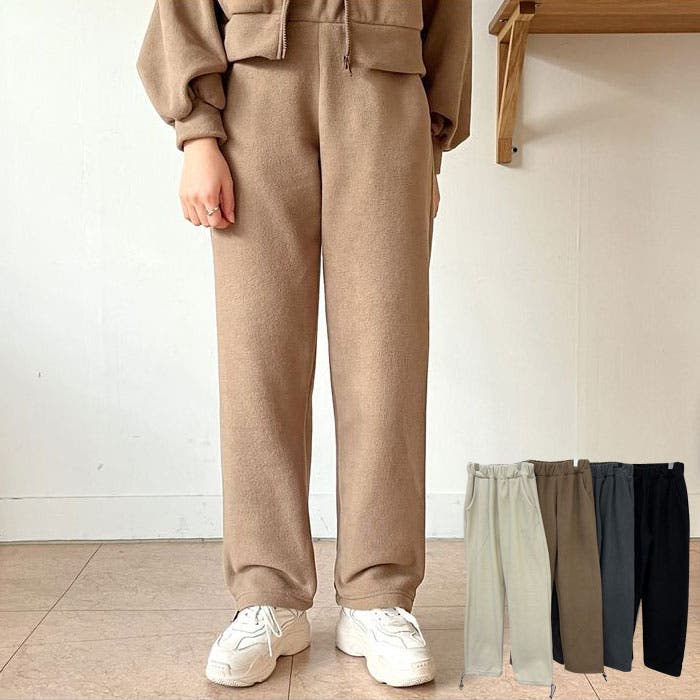 フリースジョガートレーニングパンツ レディース 冬[品番：KH000011735