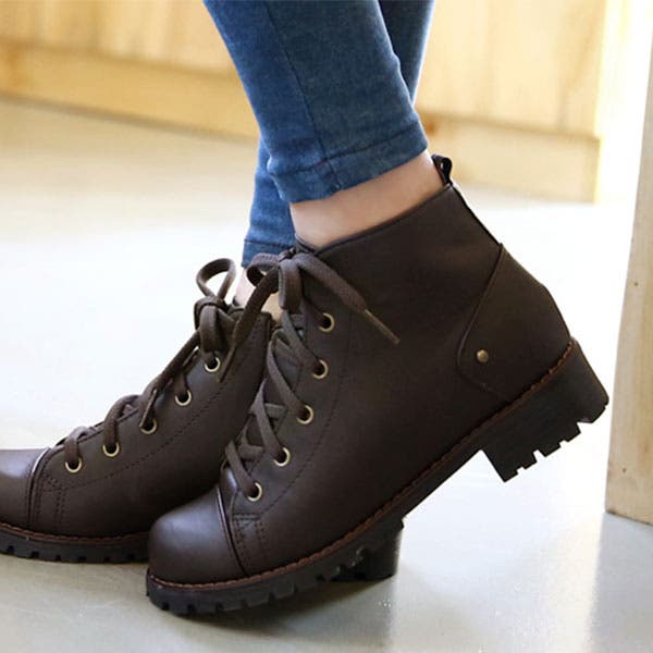 ワークブーツ レースアップブーツ ショートブーツ[品番：KH000001379