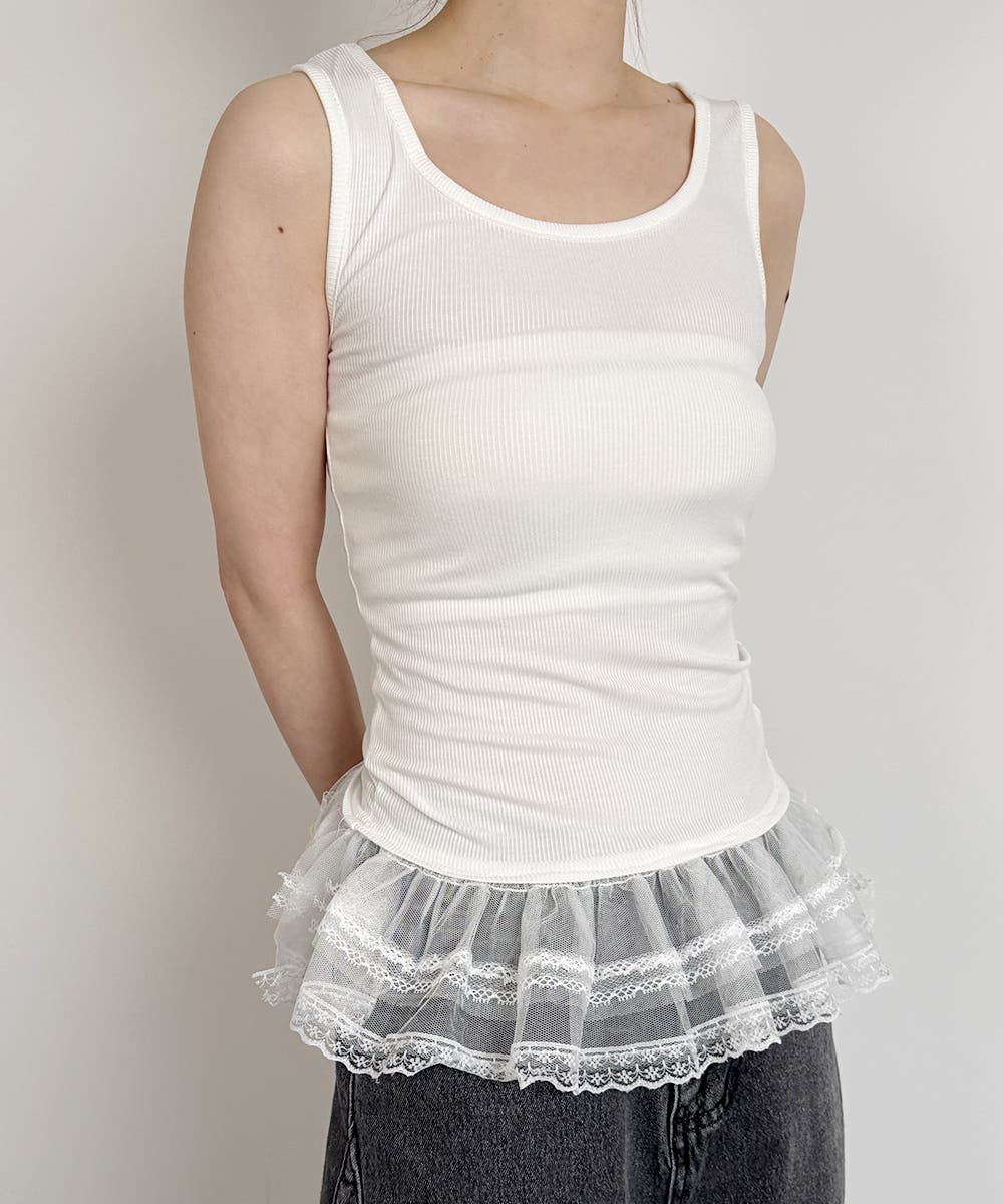 Knuth Marf - front design bra top / フロントデザインブラ