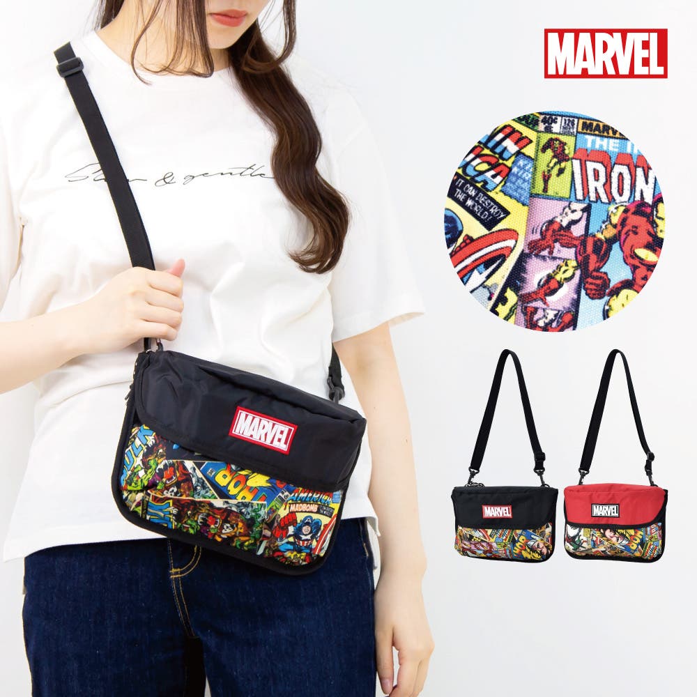 MARVEL ショルダーバッグ Manhattan Portage（マンハッタンポーテージ） メッセンジャー バッグ