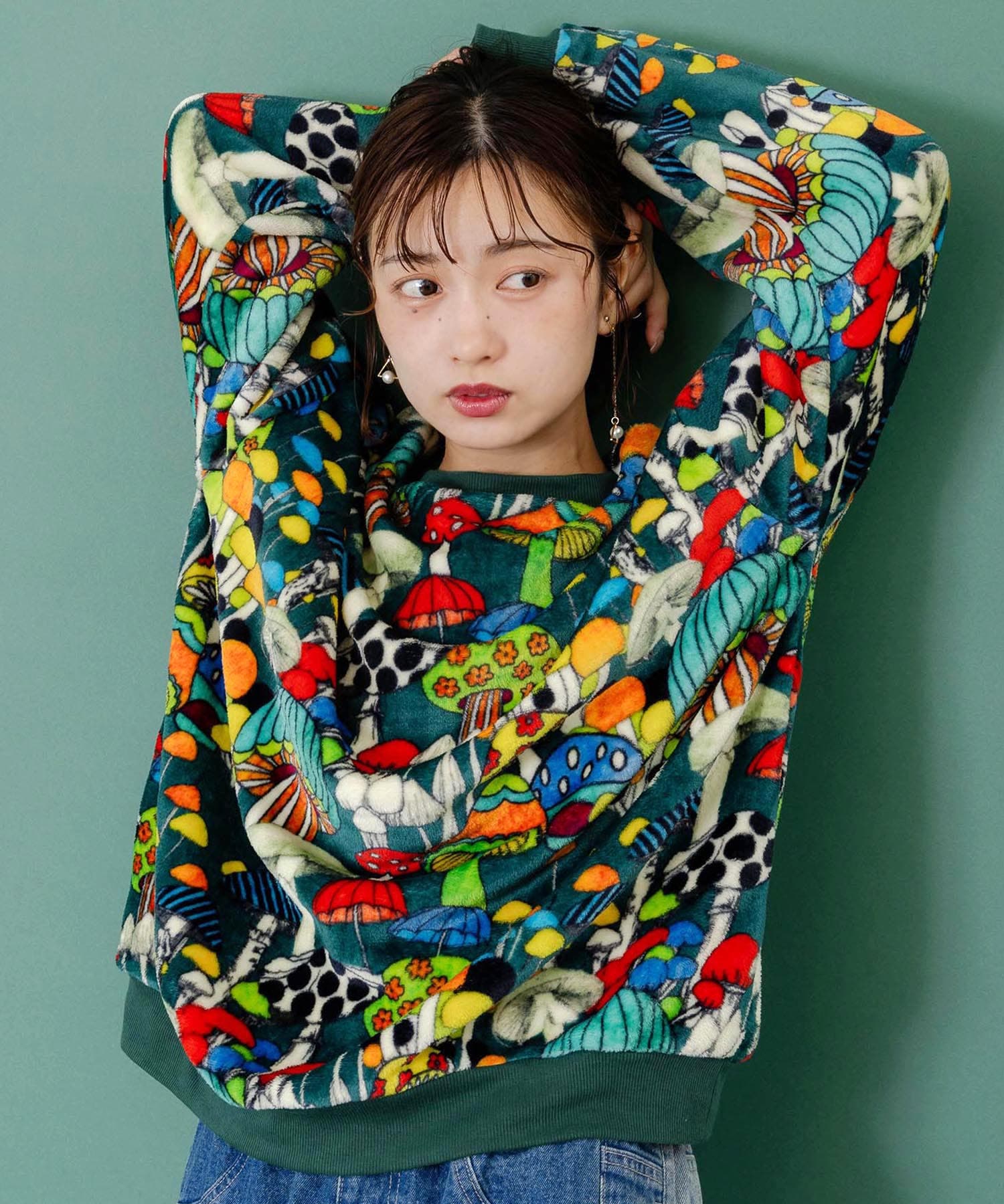 スカラー柄展開フランネルプルオーバー[品番：SRSW0000310]｜ScoLar