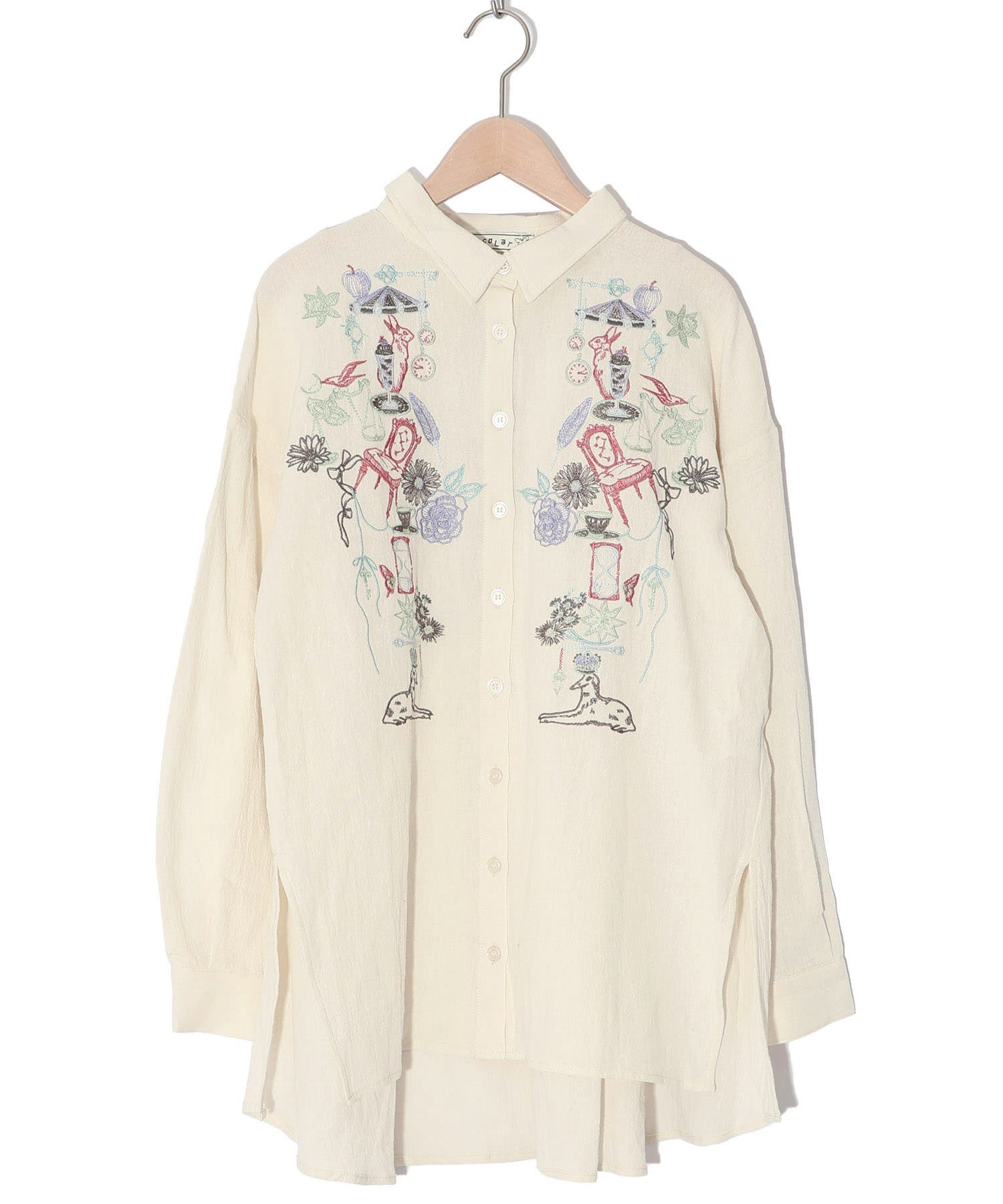 新品☆/ScoLar/スカラー/チュニック/前開き/羽織り/Mサイズ/ボタン