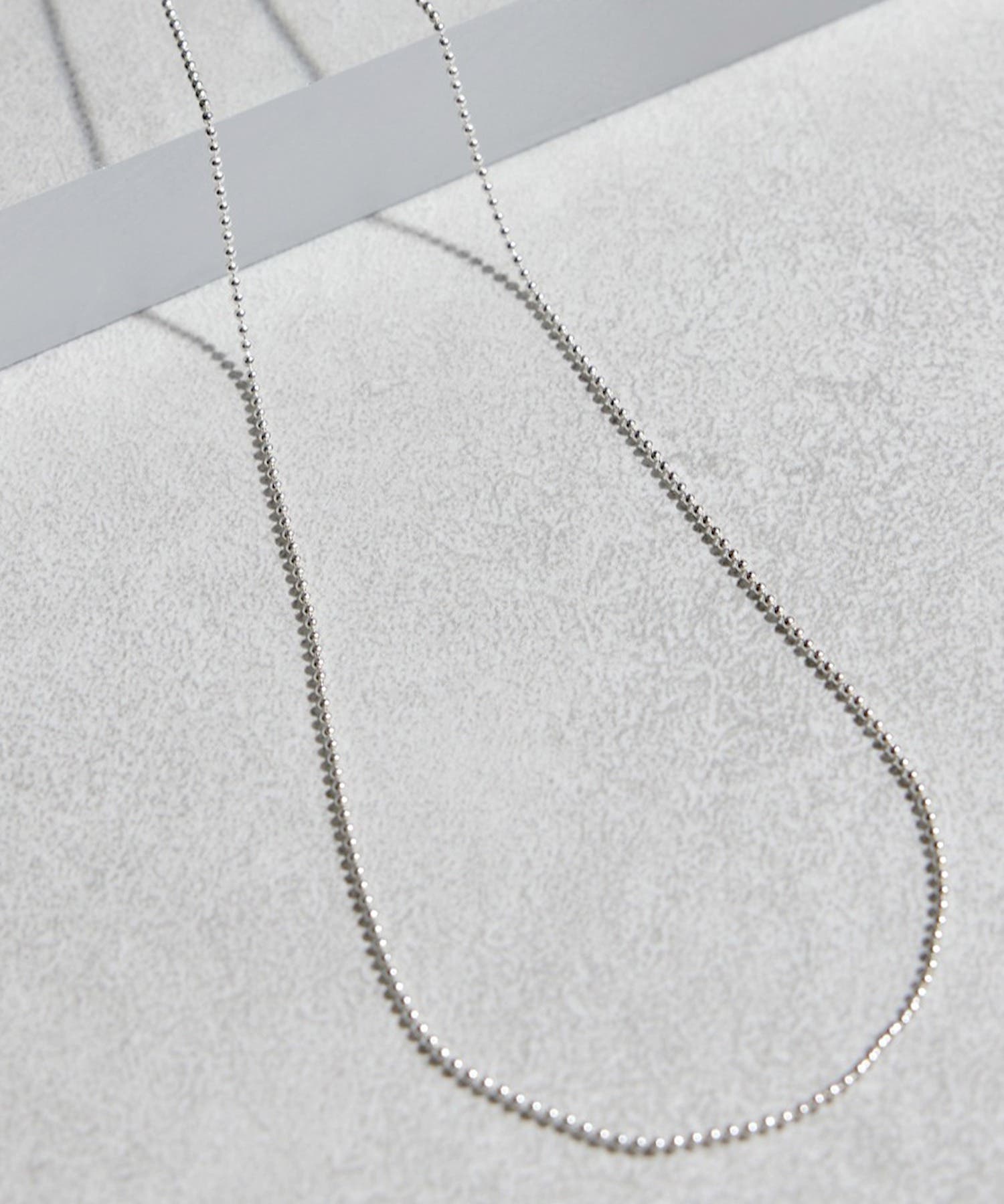 優しげチェーンでコーデに馴染む【SETUP7】シルバーチェーンネックレス