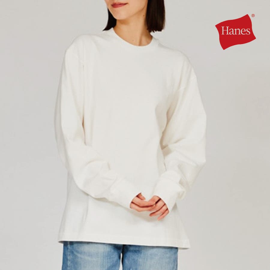 Hanes】SHIRO クルーネックロングスリーブTシャツ HM4-A201[品番
