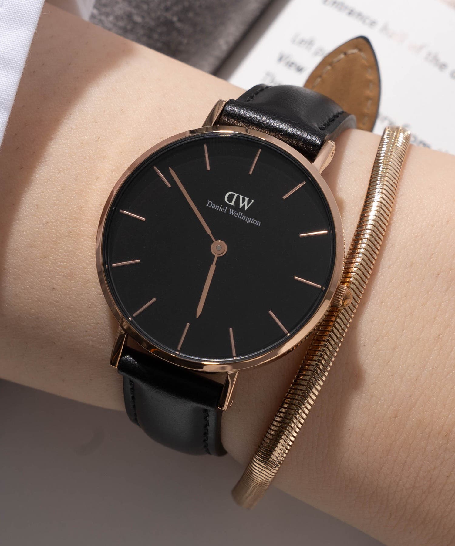 Daniel Wellington】DW00600168 レザー 腕時計[品番