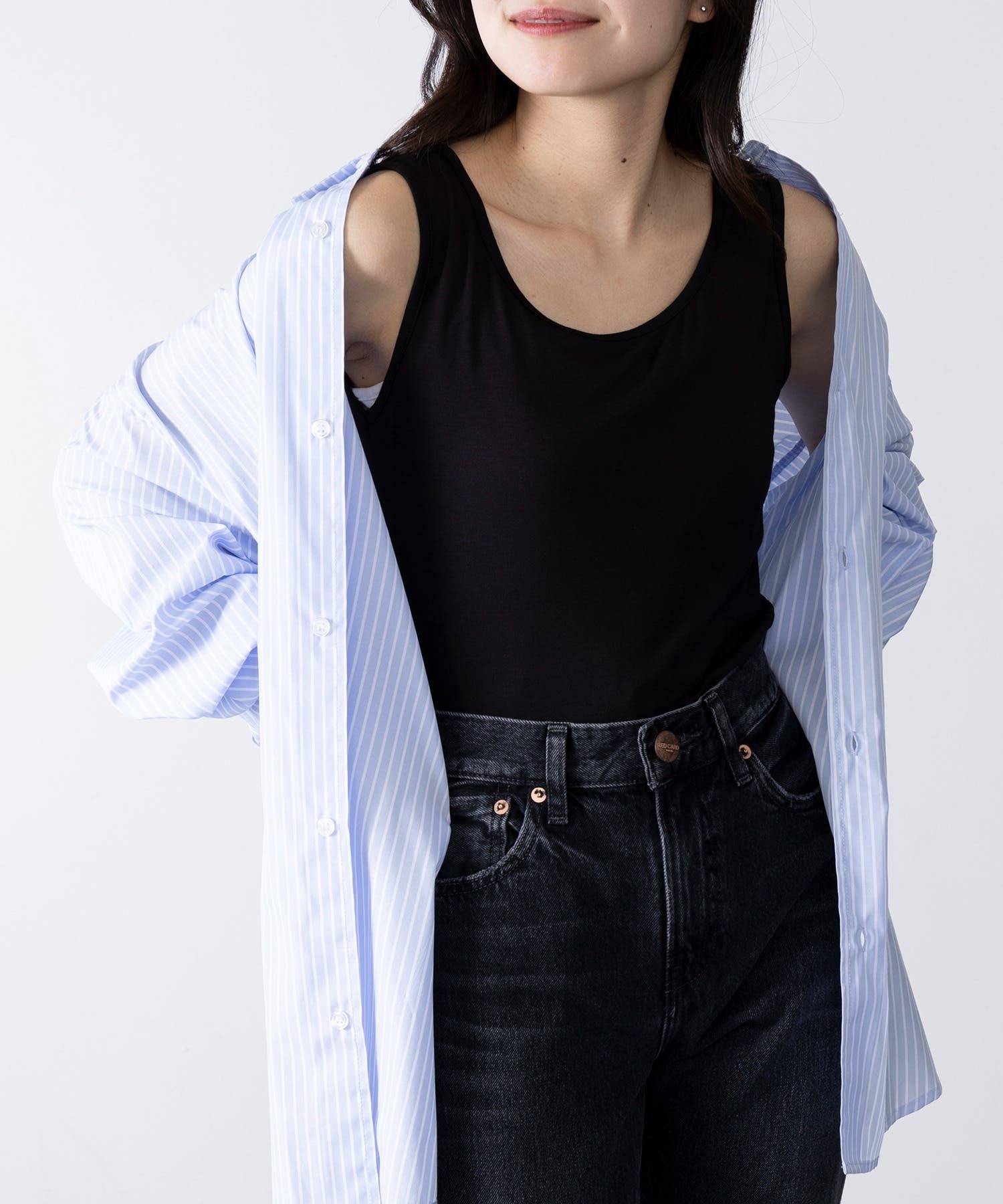 45Rヤックんべタッチプリントの908Tシャツ（インディゴ）: WOMEN