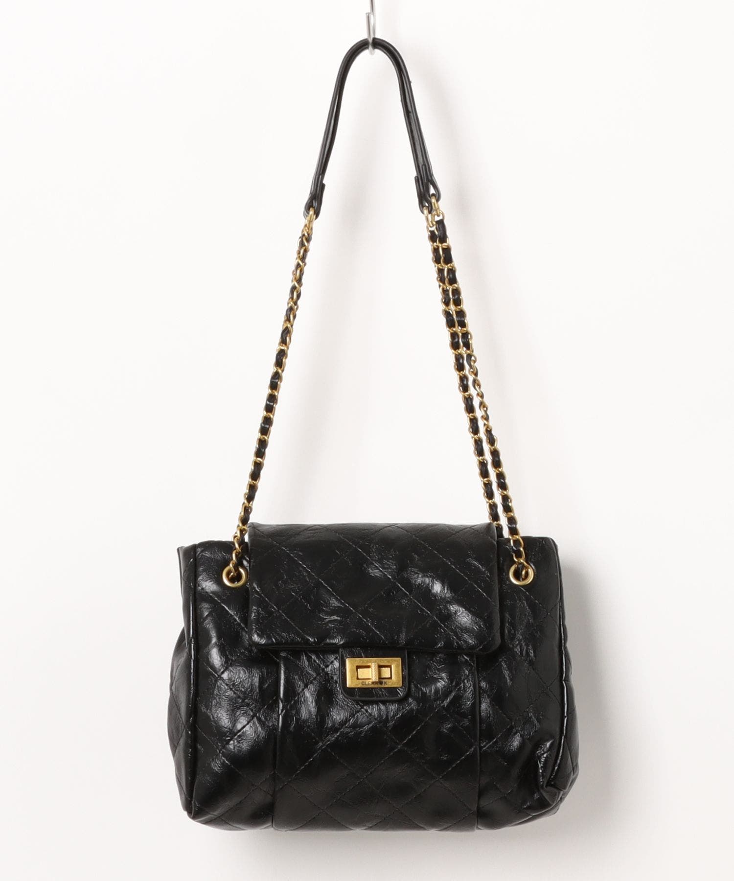 【本日限定】 ブラック キルティング ショルダーバッグ shopnikoniko ショルダーバッグ バッグ チェーンバッグ
