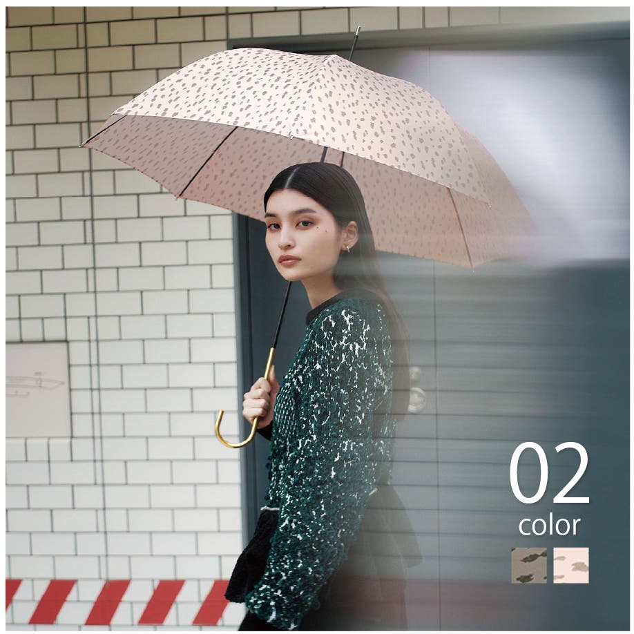 because】レオパード 長傘[品番：TTMW0002770]｜SETUP7【WOMEN