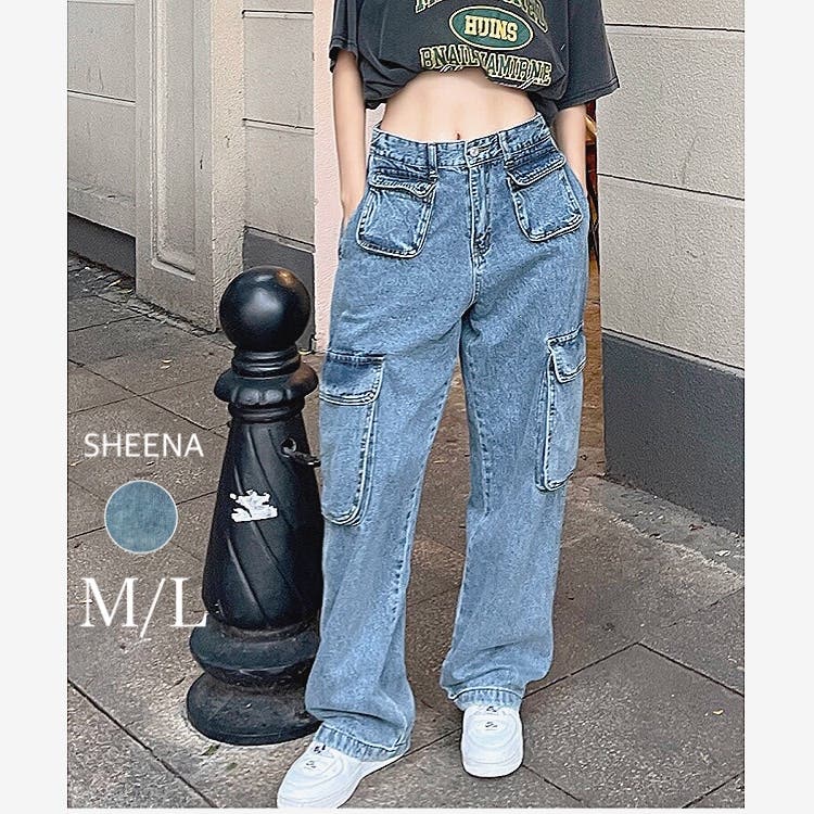 デニムカーゴパンツ 春 夏[品番：SHNW0009296]｜SHEENA （シーナ