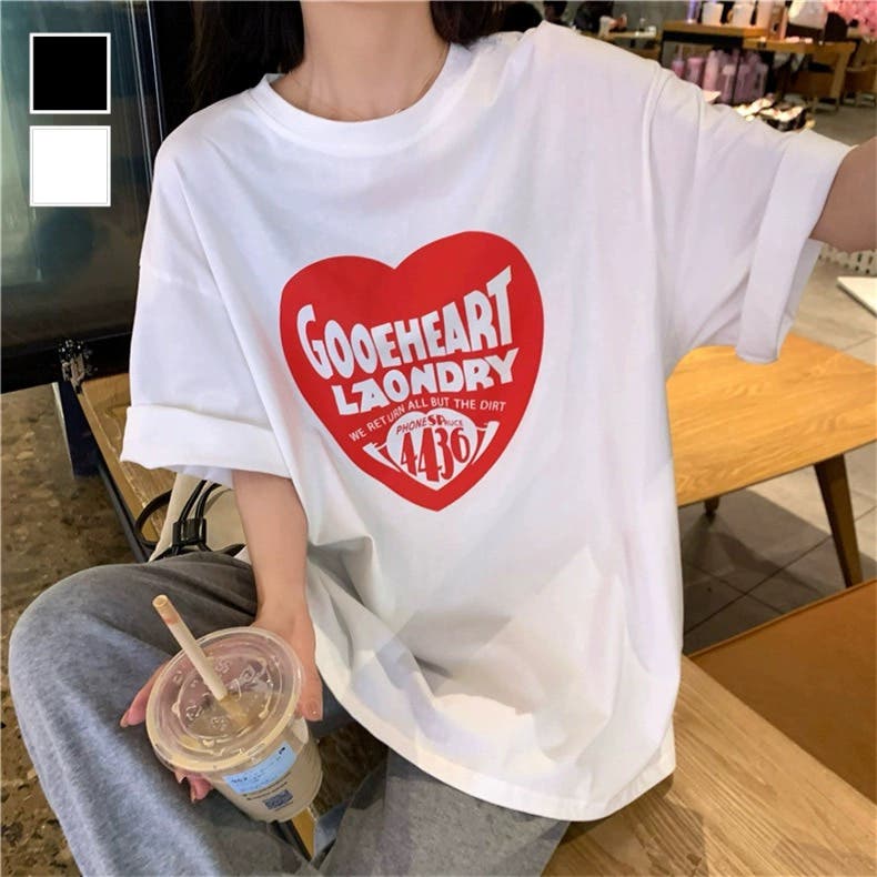 ラグジュアリーお部屋着セット ハート柄とろみパンツ&GUCCI 虹の