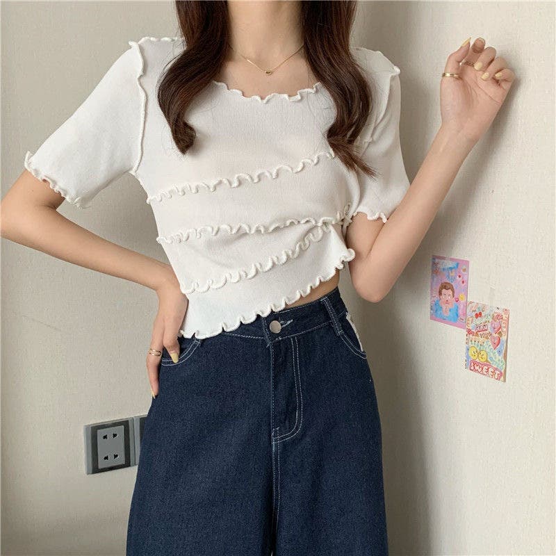 ピンズアクセント ルーズ シャツ 半袖 トップス 韓国 2色 hr9659 org.jpg