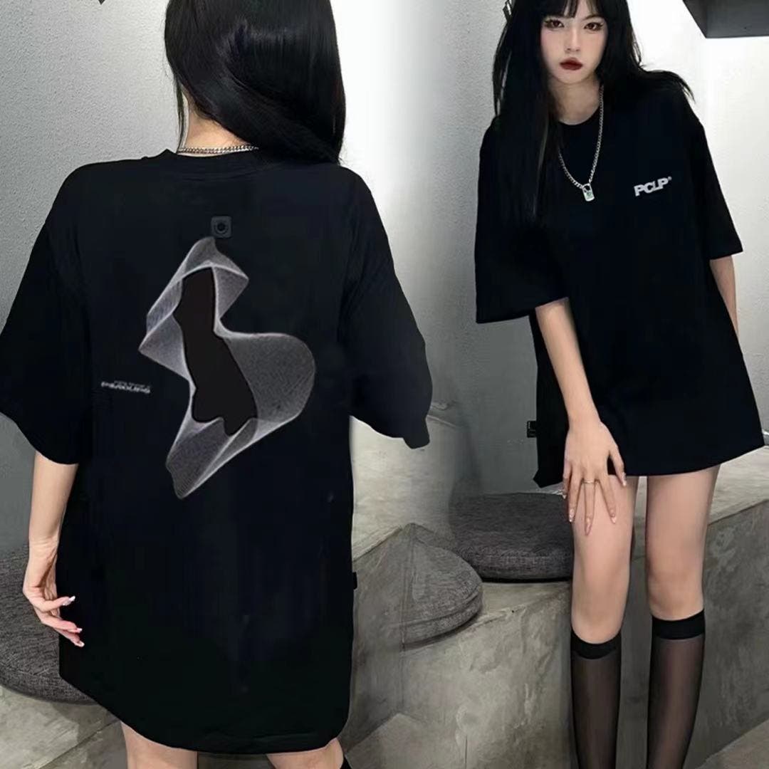Full Of Ssun シネマロゴ 半袖Tシャツ ブラック 韓国限定 5.jpg