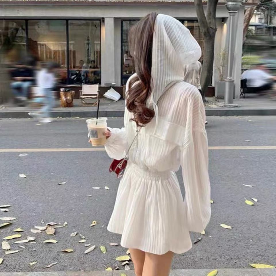 2点セット シアートップス+ショートパンツ 夏服[品番：SHNW0007781