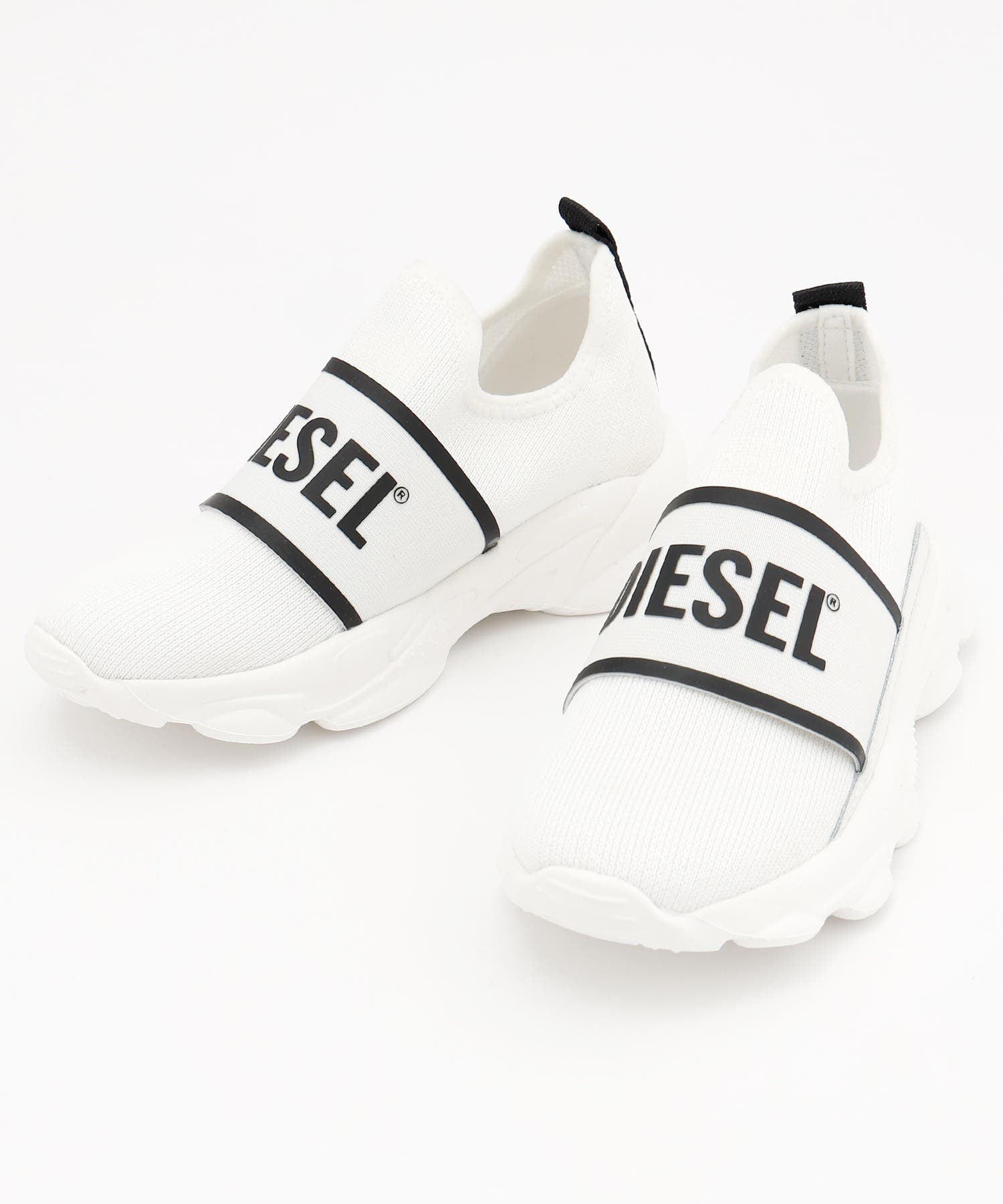 DIESEL ディーゼル ロゴプリントローカットスニーカー[品番 DIESEL ディーゼル ロゴプリントローカットスニーカー[品番
