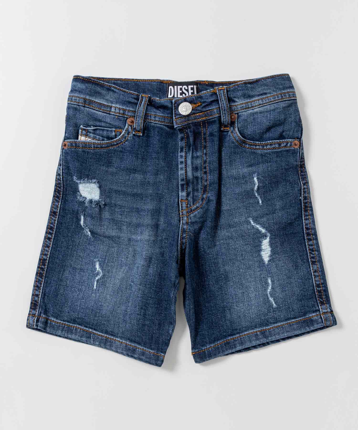 デニムショートパンツ　DIESEL DE-MONKER（WOMEN）: デニムショートパンツ｜ディーゼル（DIESEL