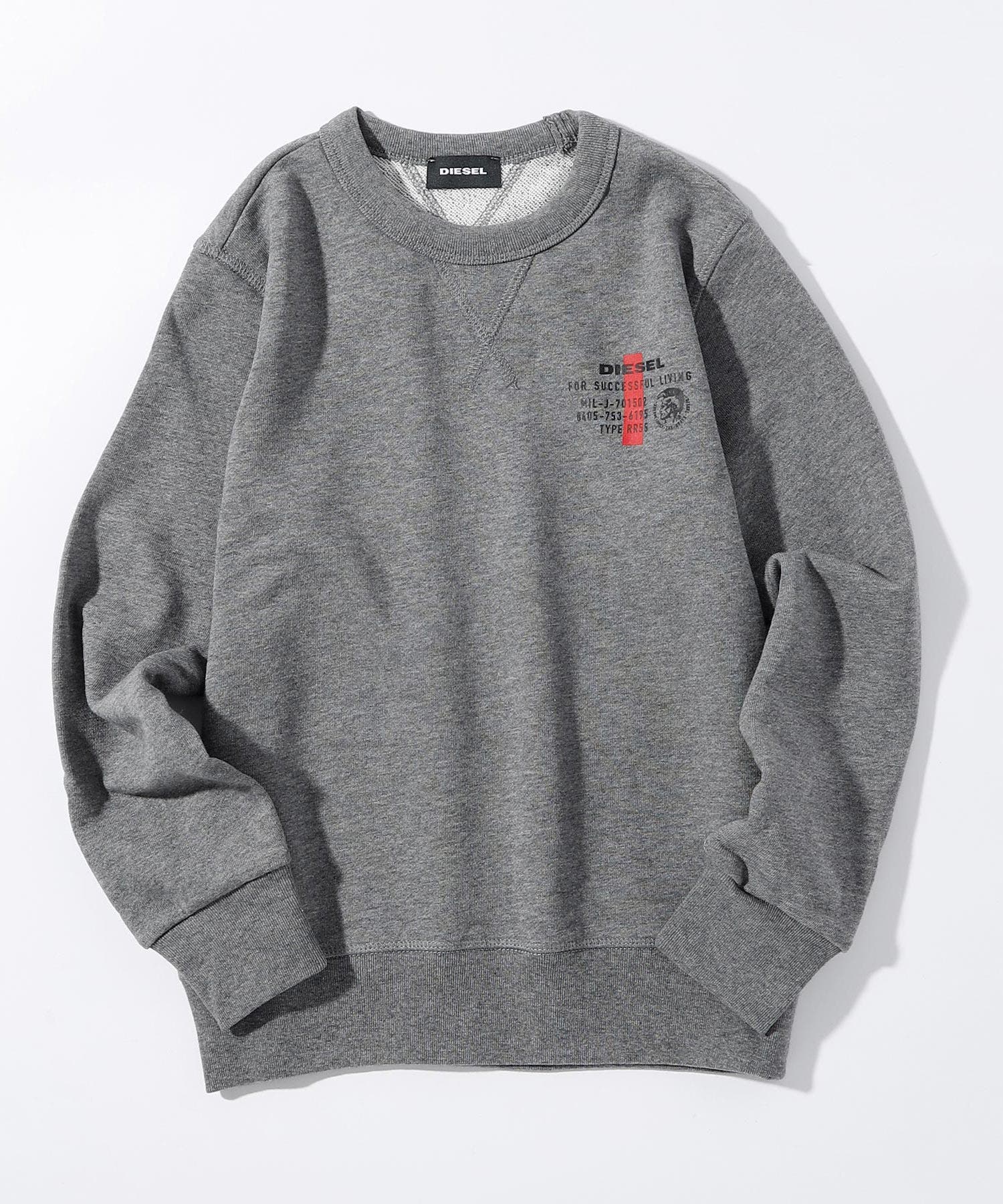 DIESEL ディーゼル ワンポイントブランドロゴ長袖スウェット