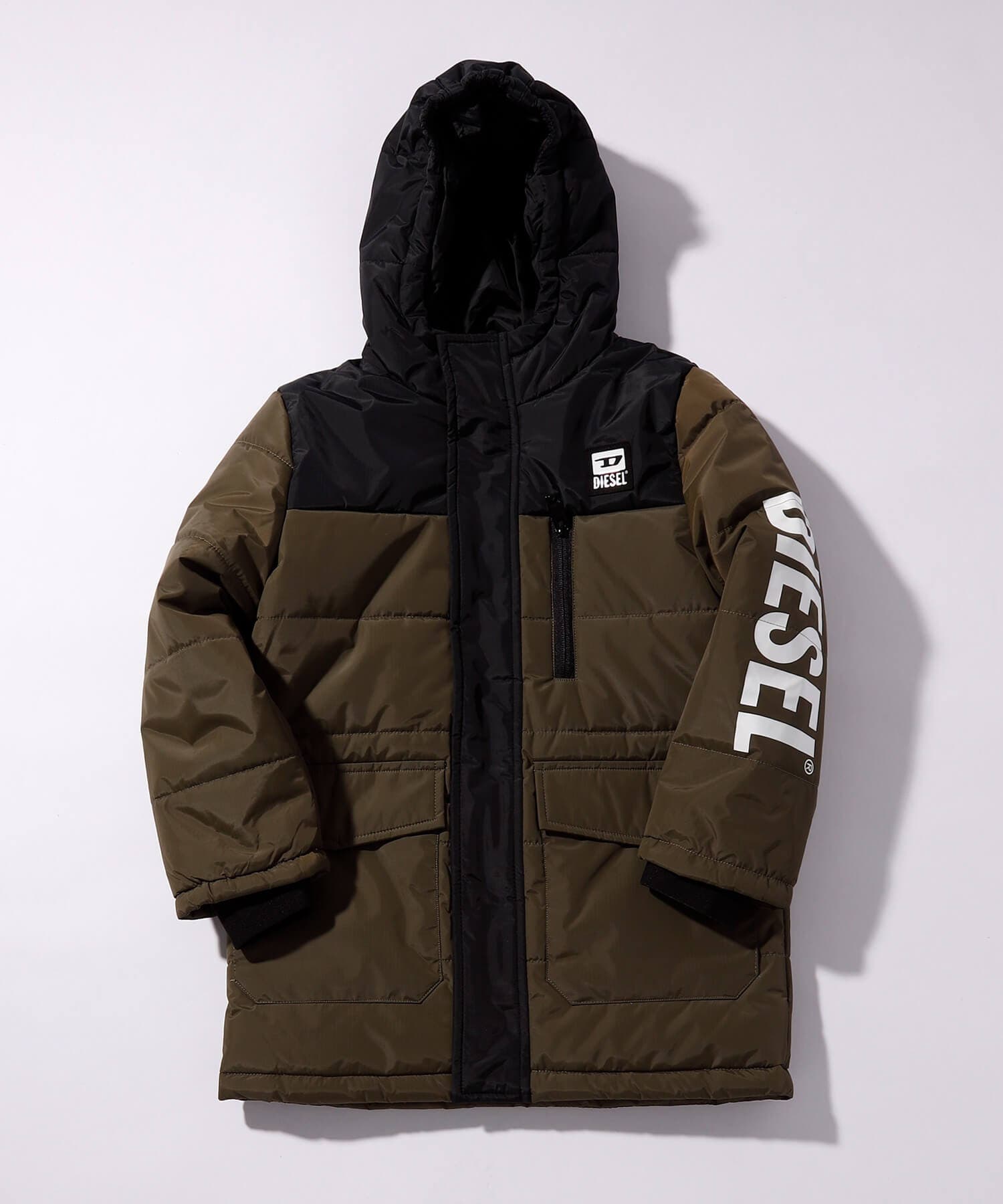 DIESEL ディーゼル ブランドロゴベンチコートアウター[品番