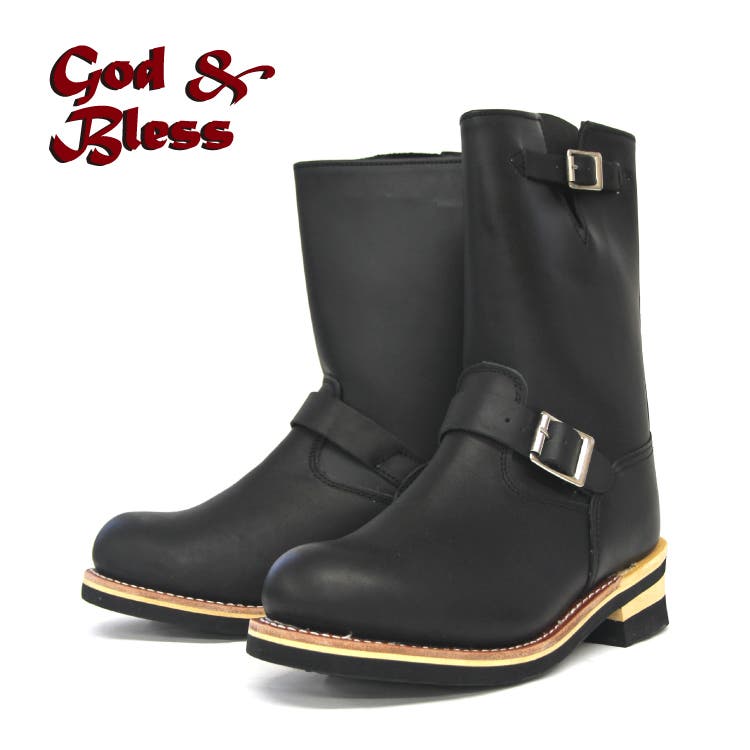 God&Bless】グッドイヤーウェルト製法 本格エンジニアブーツ GB[品番