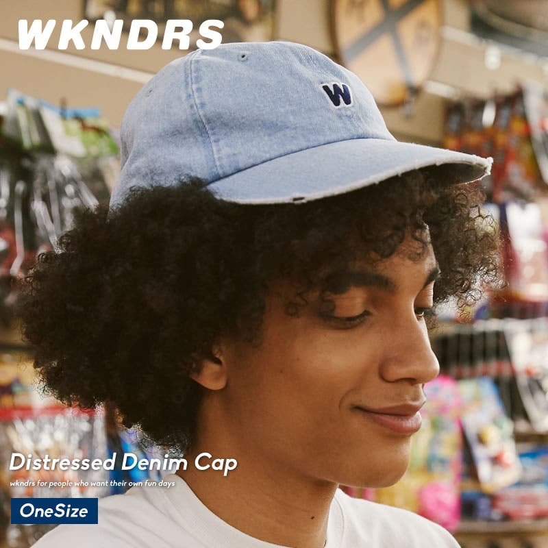 WKNDRS ウィークエンダーズ デニムキャップ[品番：STMM0000236