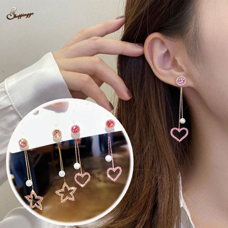 パール ピアス 星[品番：JRKW0004625]｜shoppinggo（ショッピングゴー