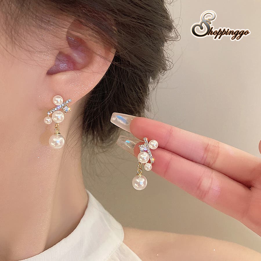 ピアス パール ロングピアス[品番：JRKW0005221]｜shoppinggo