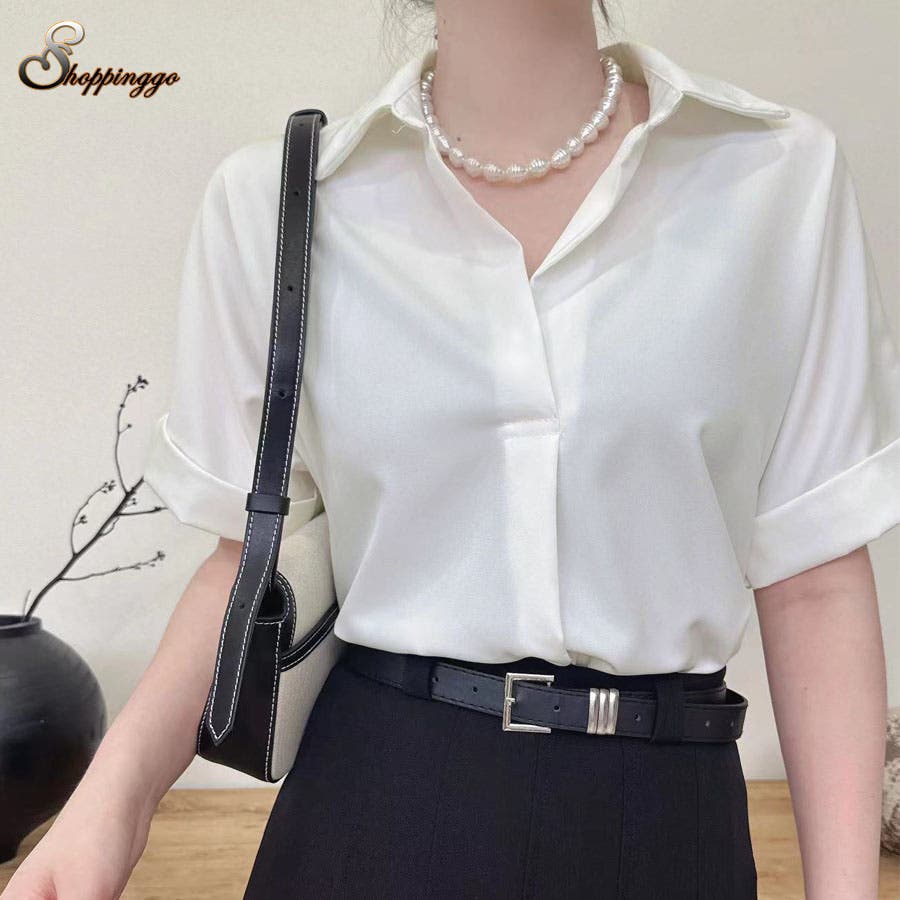 半袖シャツ レディース ブラウス[品番：JRKW0004776]｜shoppinggo