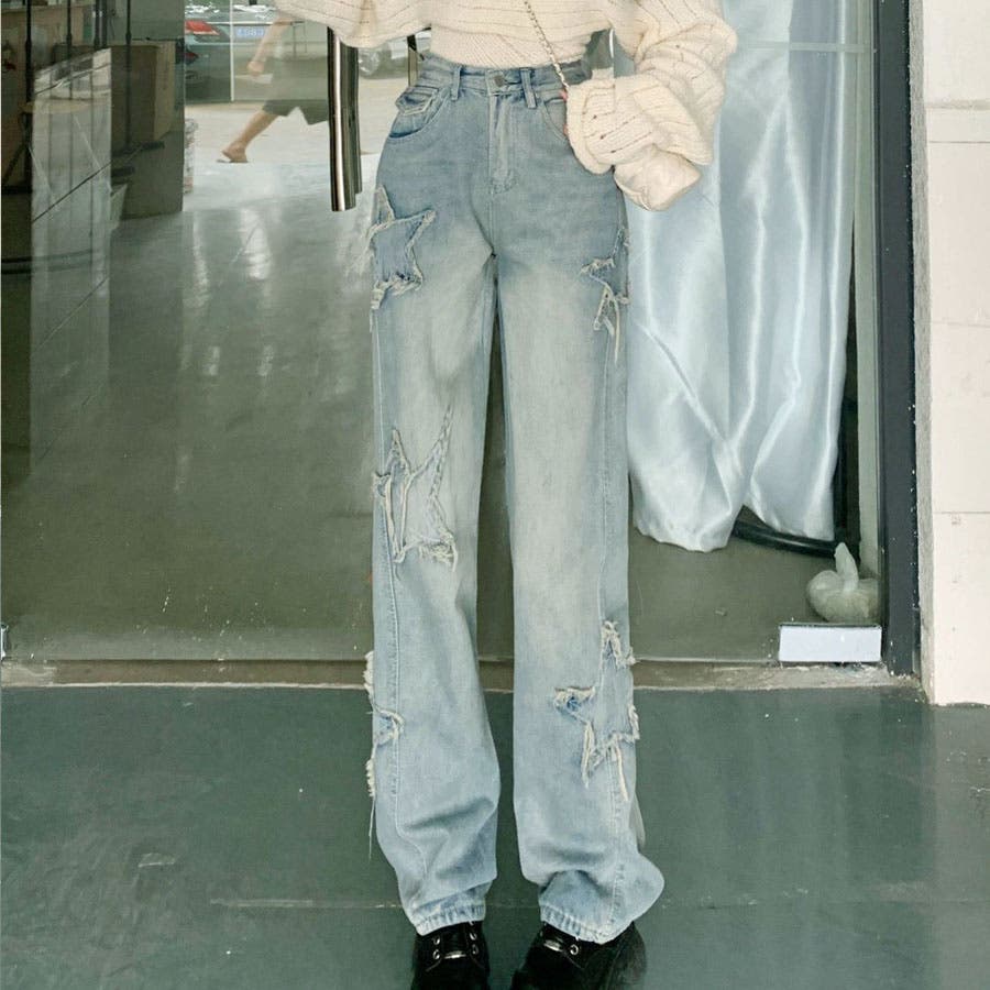 Stitched Flare Denim Pants – JUEMI
