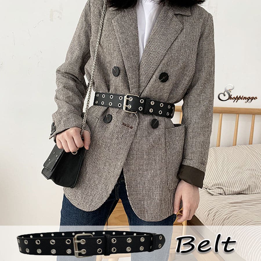 ダブルピンカラーベルト[品番：JRKW0002536]｜shoppinggo