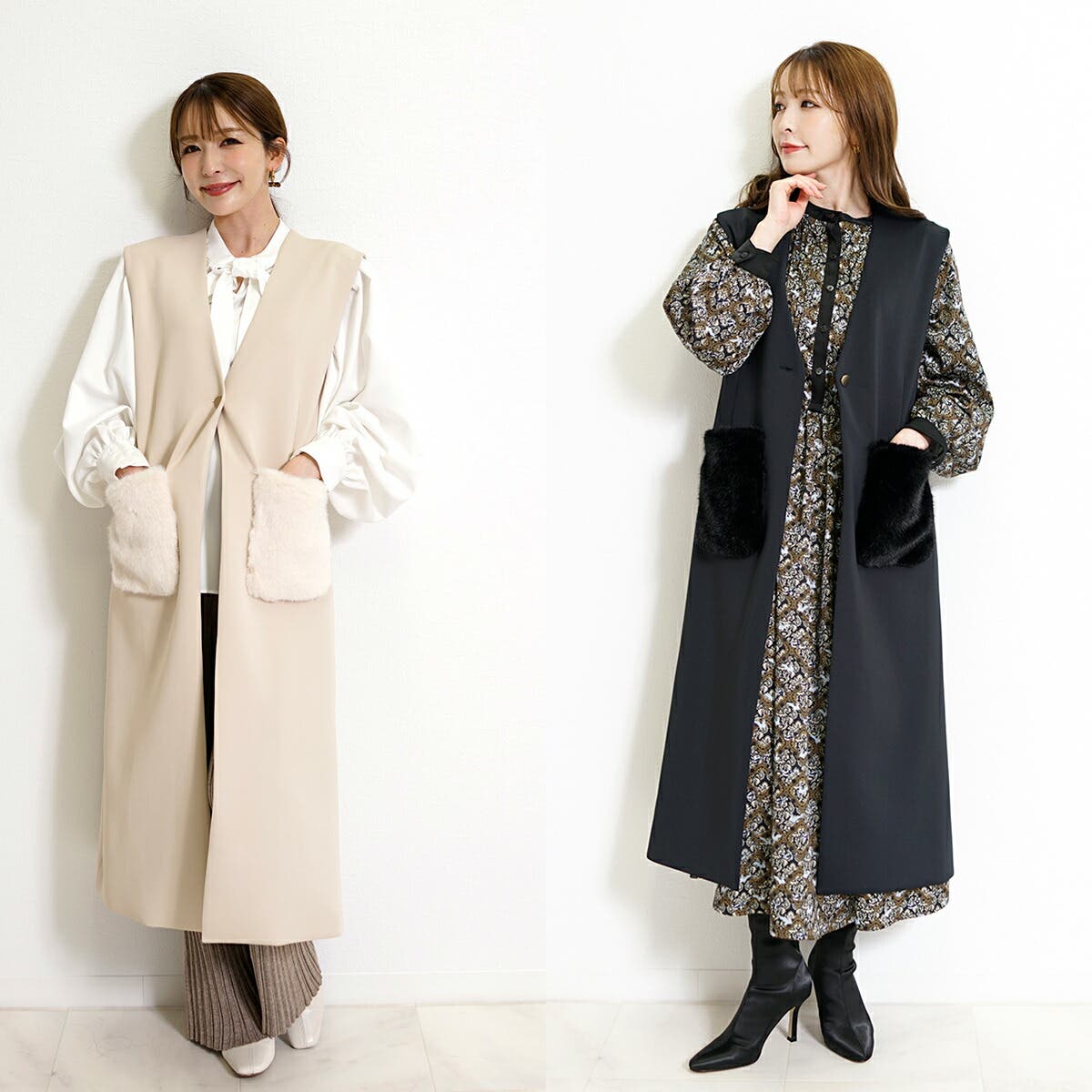 ジレ レディース 秋冬[品番：SJOW0000124]｜SJ ONLINE STORE（エス