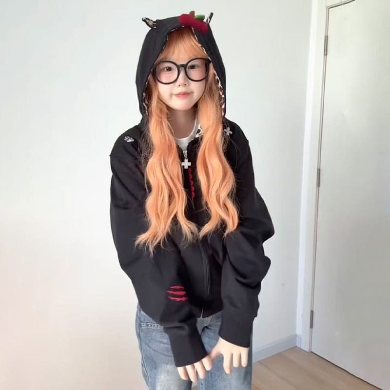 d.i.a フード付き刺繍ロングパーカー 最終値下げ aru18192038_1.jpg