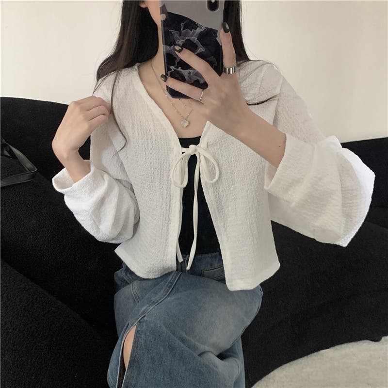 SHOPLIST限定】日焼け防止＆ファッション。短丈カーディガン