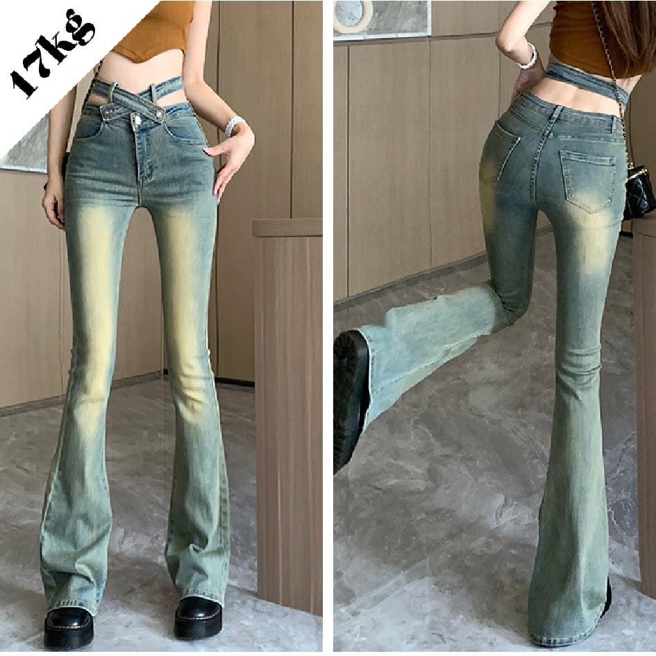 KENZO ハイウエスト フレアパンツ
