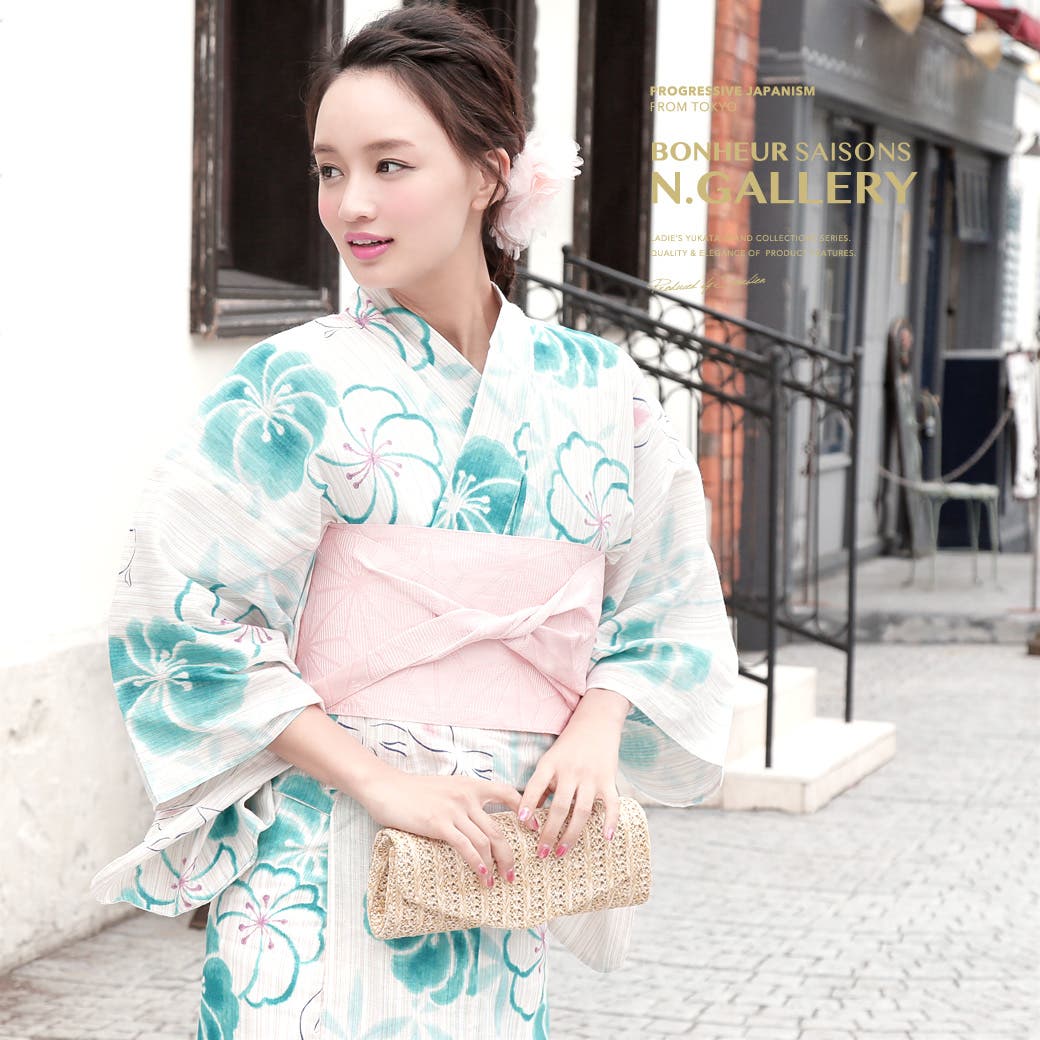 浴衣 3点セット（浴衣 半幅帯[品番：SBEW0012135]｜SOUBIEN