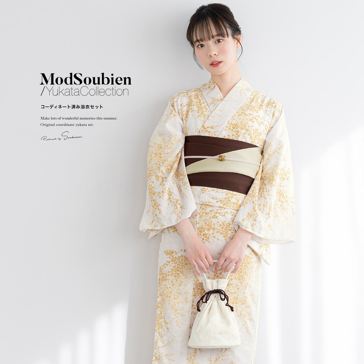 SOUBIEN 浴衣 セット 浴衣 セット レディース[品番：SBEW0023749]｜SOUBIEN