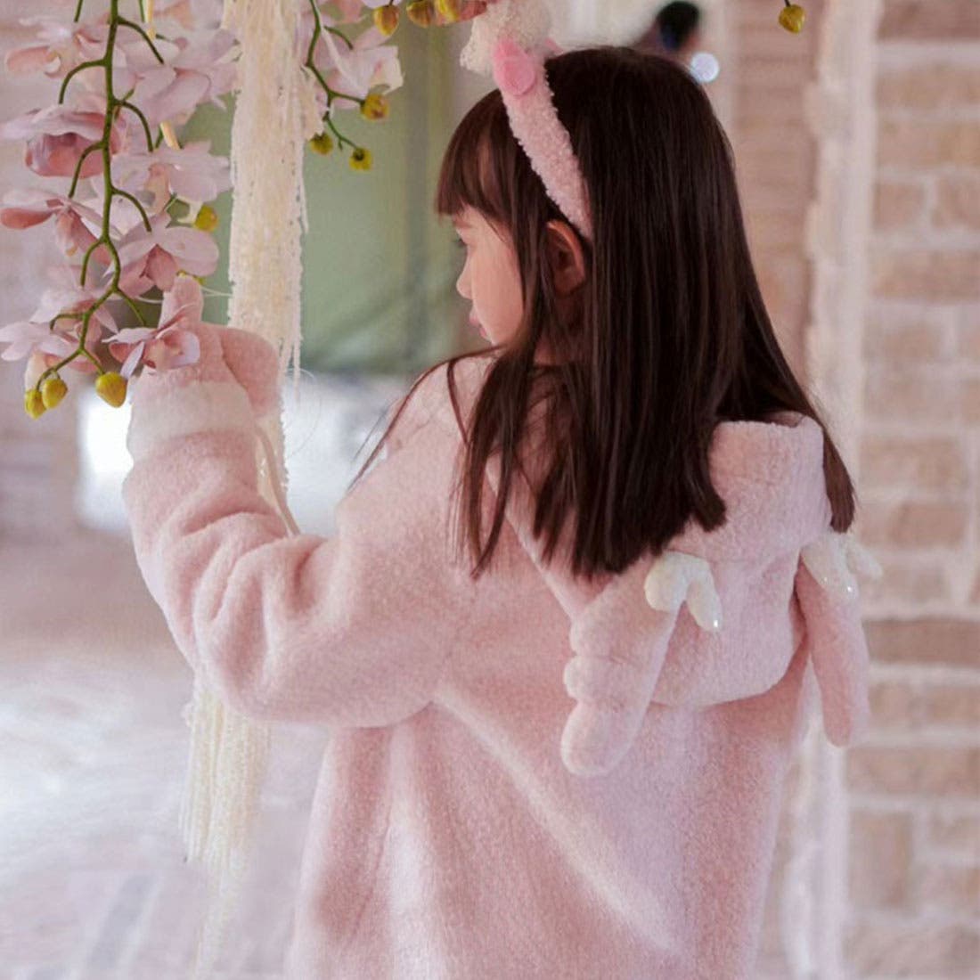 ミトン付きボアダッフルコート[品番：SPGW0002311]｜iosonomao