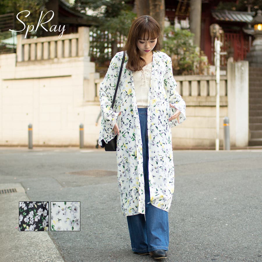 花柄ガウン[品番：SPRW0002324]｜SpRay（スプレイ）｜レディース｜Shoplist