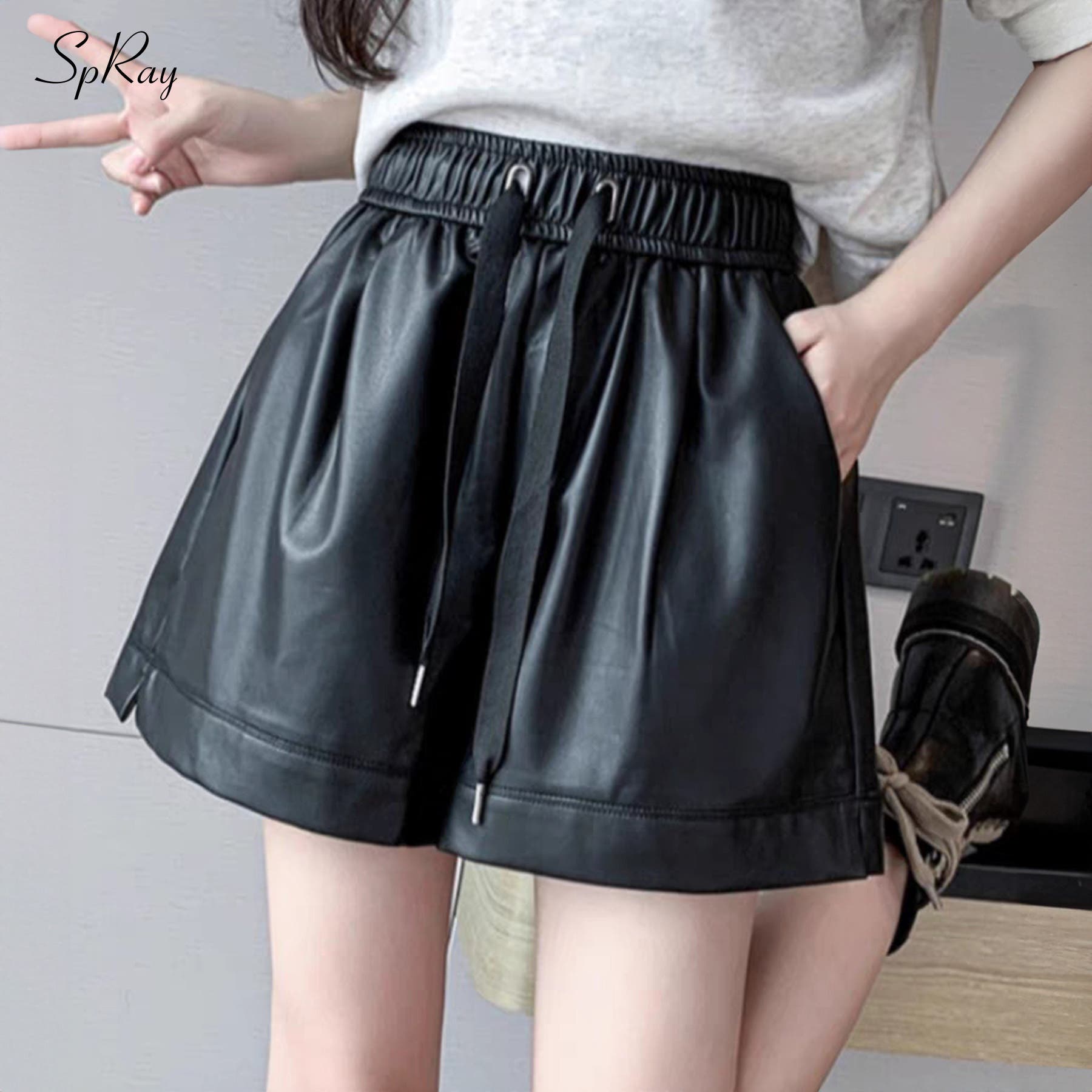 LEATHER TRACK SHORT – SUIC GOLF（スイクゴルフ）