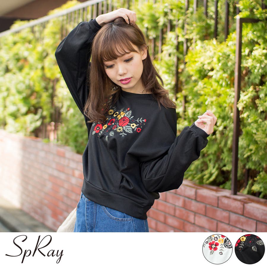 胸花刺繍プルオーバー[品番：SPRW0002214]｜SpRay（スプレイ