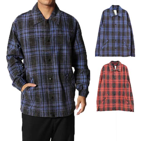 コーチジャケット チェック柄 シャツ[品番：XV000011312]｜Style Block