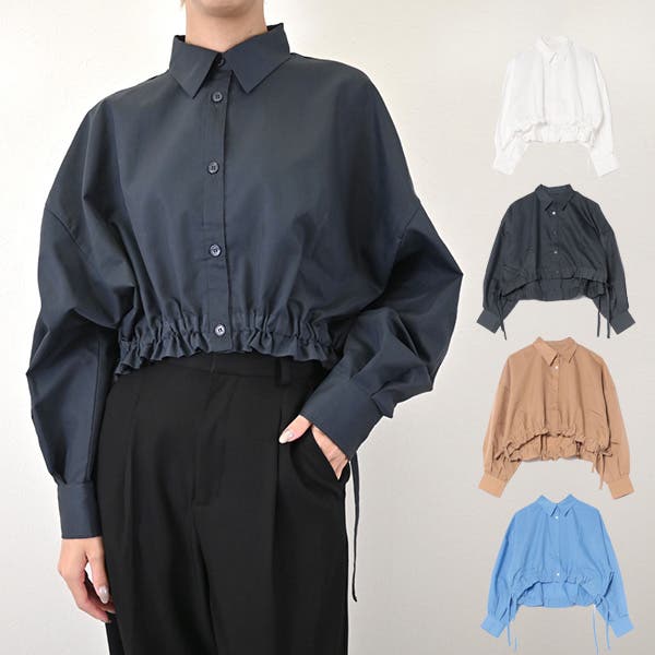 RERACS CPO SUPER SHORT BLOUSE(36 BLACK): THE RERACS: WOMENS