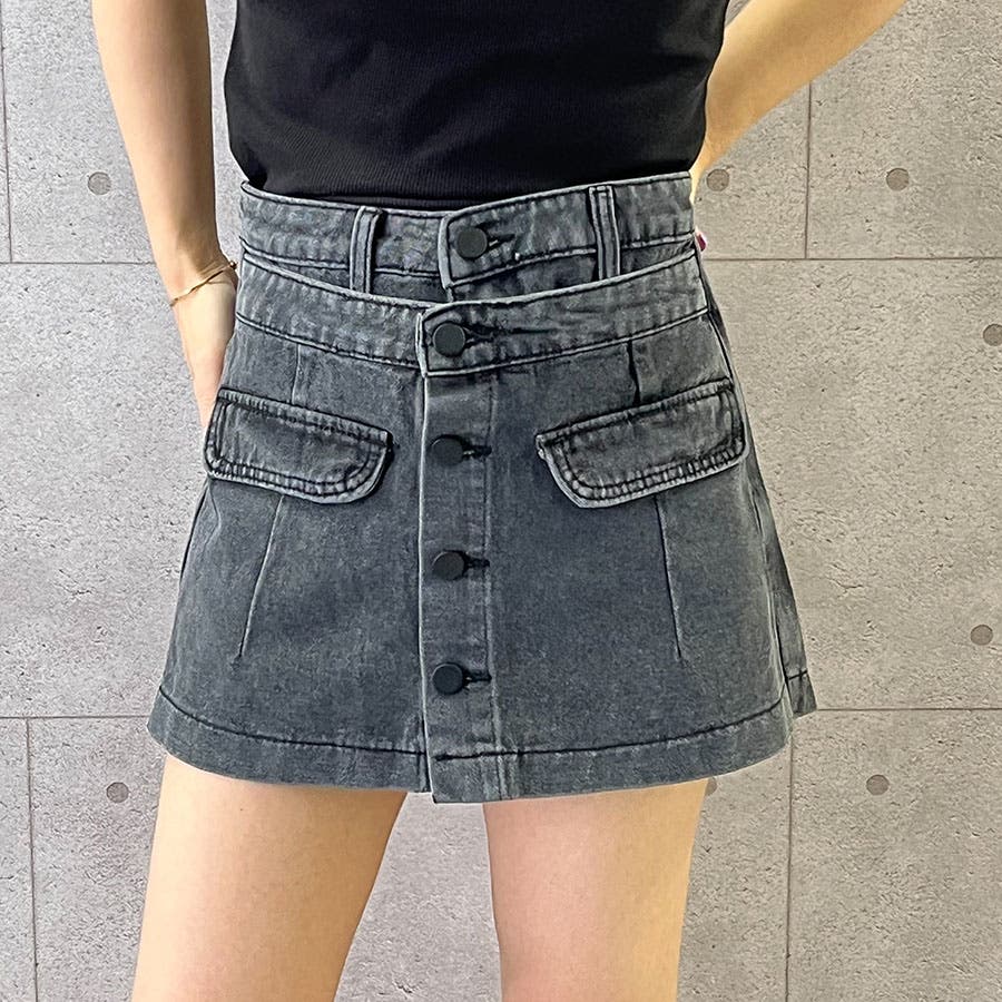 【関税込み】District Vision ショートパンツ & スカート ウエストラインバンテージスウェットスカートライクショート