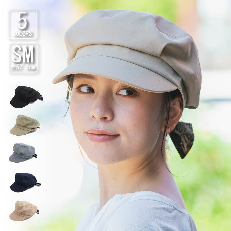 Y’s キャスケット ハット 帽子 ギャザー キャスケット 大きめ 帽子 つば長め 7cm スウェット