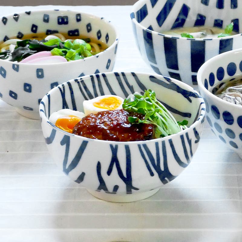 Aeeeri　どんぶり・おぼんセット　丼　COJICOJI　新品未開封 お好み丼 16cm 北欧風pattern[品番：ADMH0001450]｜EAST table